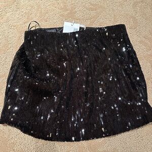 Oak + fort nwt sparkle skirt